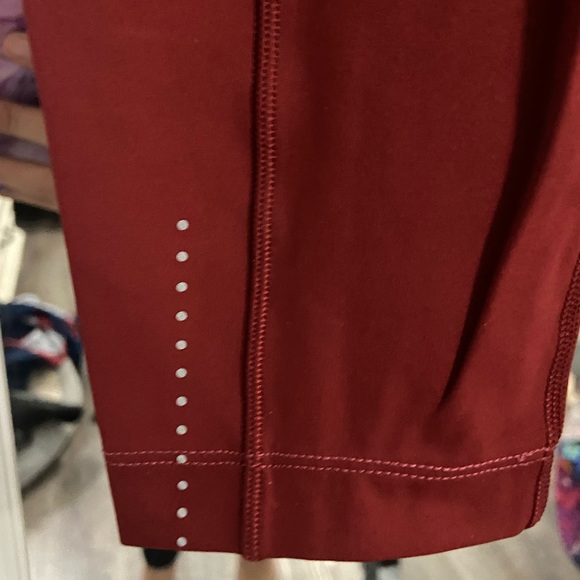 Lululemon Fast & Free 25” Tight *Nulux 28" Dark Sport Red - Picture 5 of 5